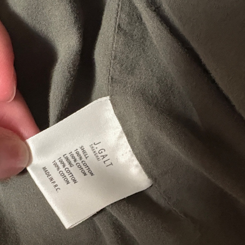 Olive Green Puffer Jacket Brandy/John Galt - Picture 3 of 5